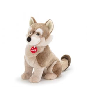 GP Toys Trudi Loup Animaux du Parc du Stelvio et du Brenta. Cadeau en Peluche. Animaux de la for&ecirc;t | 14x30x22cm Taille M | Park Collection | mod&egrave;le 24040