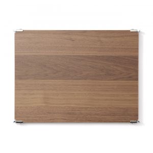 Etag&egrave;re additionnelle &eacute;troite en noyer (Dont Eco‐part. 0,32 &euro;)