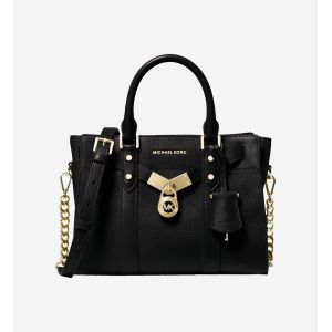 Image de Michael Kors Sac Porté Main S Nouveau Hamilton Cuir Noir