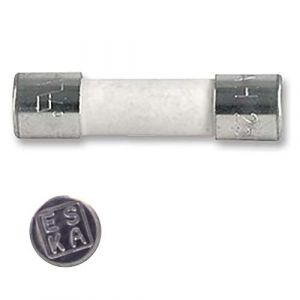 Fusible Temporis&eacute; (T) en c&eacute;ramique 1.6A/250VAC 5x20mm (Boite de 10 Fusibles)