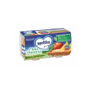 Image de Mellin Homogenized Fruit Apple Banana 2x100g