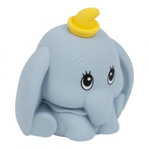 Paladone Disney Dumbo SquishyGlo Veilleuse en silicone sous licence officielle douce au toucher rechargeable avec minuterie d'arr&ecirc;t automatique pour chambre &agrave; coucher et maison