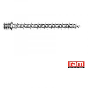 Ram Patte à vis métallique pour bois - Diamètre 6 mm - Longueur 60 mm - Sachet de 10