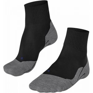Falke TK5 Short Cool Chaussettes de trekking Femme, noir/gris EU 37-38 Chaussettes trekking & randonnée