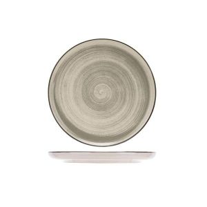 Cosy & Trendy Assiette plate BALTIC Gris-Grès-D27CM-Lot de 6