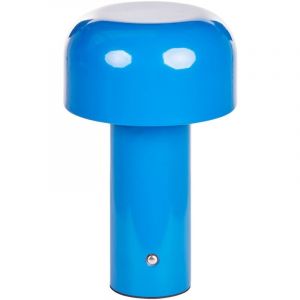 Lampe &Agrave; Poser Sans Fil En M&eacute;tal Bleu Besos