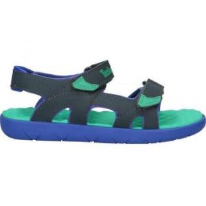 Timberland Sandales Perkins Row 2-Strap vert noir bleu junior - 38