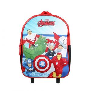 BAGTROTTER Sac à dos à roulettes 31 cm maternelle Marvel Avengers Multicolore