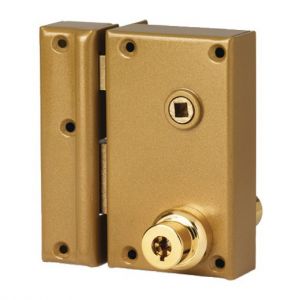 Serrure en applique vertical &agrave; fouillot 45 mm 7000 G POLLUX 212110