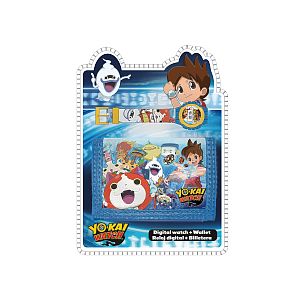 Kids Euroswan Yo-Kai Watch Set montre digitale et portefeuille