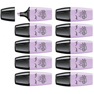 Stabilo 07 / 155-7 - Surligneur Boss Mini Pastellove - Lilas - Pack De 10 Pcs