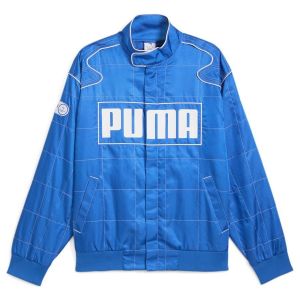 Puma Archive Seasonal Relaxed Racer Jacket, Bombers, en bleu, taille: S - Couleur bleu - Taille S
