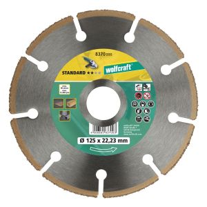 Wolfcraft Disque diamant CT Standard - Diametre: 125 mm Disque diamant CT Standard - Diamètre: 125 mm