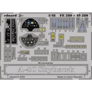 Eduard MAQUETTE A 4C SKYHAWK HASEGAWA /48 FE280