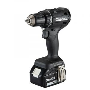 Makita Perceuse visseuse Noire LXT 50Nm - avec 2 batteries 5Ah 18V - chargeur - MAKPAC - DDF485RTJB