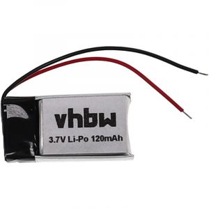 Vhbw Batterie compatible avec Bose AE2w casque audio, écouteurs sans fil (120mAh, 3,7V, Li-polymère)