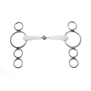Weatherbeeta Mors 3 ou 4 anneaux pour cheval Korsteel Flexi Flexi