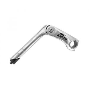 Potence de guidon de velo reglable de 0 a 60 l 100 mm o25 4 argent