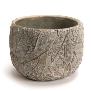 Amadeus Cache pot Feuille doré grand modèle