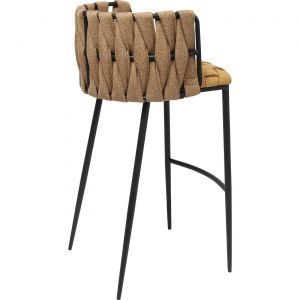 Kare Design Tabouret de bar Cheerio jaune