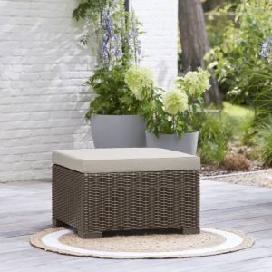 Image de Allibert Pouf d'extérieur California Cappuccino