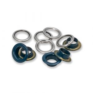 Prym Boîtes de 20 Œillets avec Rondelles 11 mm ...) - Marine Bleu