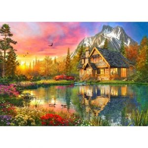 Image de Bluebird Puzzle The Mountain Cabin