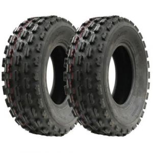 Image de 21x7.00-10 Slasher pneus quad ATV Wanda pneu de course E de pneumatique marqué 21 7 10 Set of 2