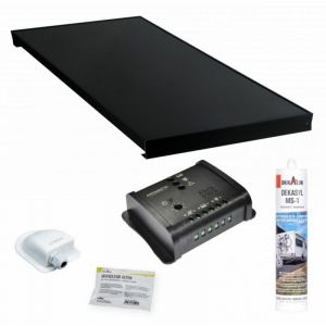 Antarion Pack ALL BLACK Panneau Solaire 160W + Régulateur solaire MPPT P10 67