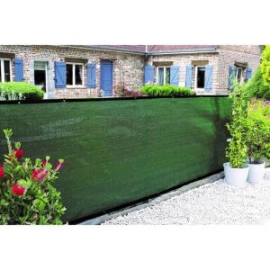 Nature Brise-vue 1 x 3 m - Occultant 5/5 - hdpe 350 g/m² - Vert kaki