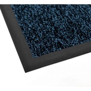 Tapis SPACE 205, &Eacute;l&eacute;gance et Performance pour Votre Entr&eacute;e, Bleu 90 x 120 cm