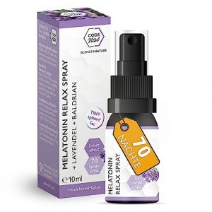 CODE Vital Melatonin Relax Spray - Spray Relax alla Lavanda e Valeriana - Per un sonno RILASSANTE