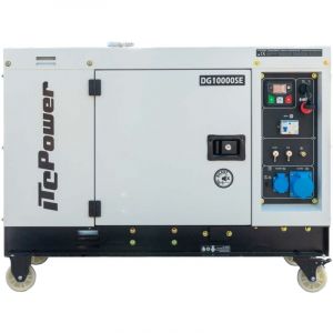 ITC Power Groupe électrogène 8,5 kW Diesel DG10000SE