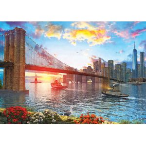 Image de Art Puzzle Sunset in New York