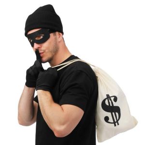 Ruedelafete Set de cambrioleur, adulte - Taille unique