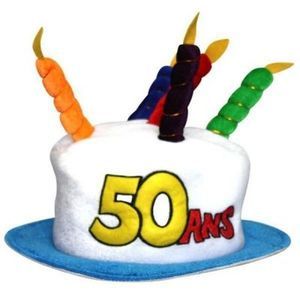 Chapeau Age 50 ans