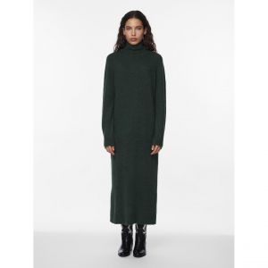 Pieces Pcjuliana Robe à col roulé Noos BC, Trekking Green, L Femme