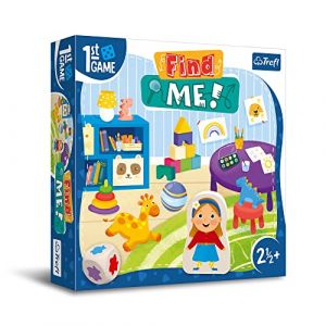 Trefl Find me, Le premier jeu de soci&eacute;t&eacute; - Jeu de soci&eacute;t&eacute; pour les plus jeunes, Trouver des objets, Jeu coop&eacute;ratif pour les tout-petits, Grands &eacute;l&eacute;ments, Apprendre en jouant