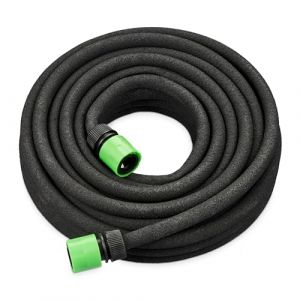 Relaxdays Tuyau d'arrosage, 10 m, pour Vos carrés potagers surélevés ou Vos Haies, pour Le Jardin, Noir