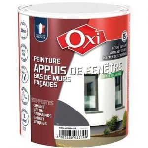 Oxi Peinture appuis fen&ecirc;tre 1l anthracite ral 7016