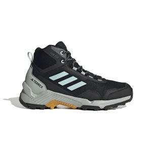 Image de Adidas Homme Eastrail 2.0 Mid Rain.RDY Hiking Shoes, Core Black/Semi Flash Aqua/preloved Yellow, 40 2/3 EU