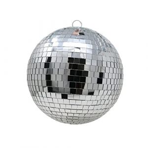 Boule à facettes miroir disco 30cm - guirca 18963