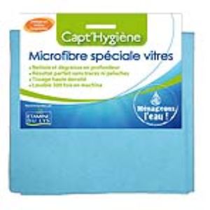 Etamine du Lys Microfibre spéciale vitres Capt'Hygiène