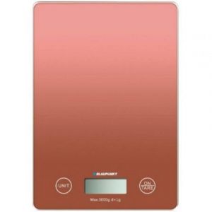 Blaupunkt Bascule de Cuisine Électronique BP4013/ jusqu'à 5kg/ Verre Clair