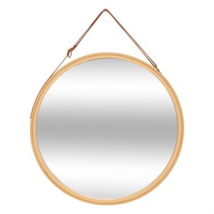 5five Simply Smart - Miroir mur cuir rond bam d38 - 5five