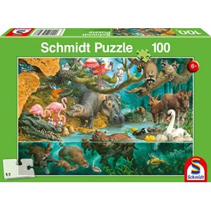 Schmidt Puzzle Familles d'Animaux sur le Rivage Spiele