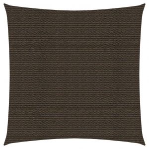 VidaXL Voile d'ombrage 160 g/m² Marron 7x7 m PEHD