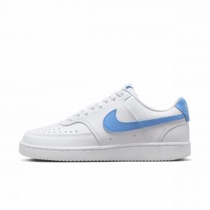 Nike Femme W Court Vision Lo Nn Bas, Blanc, Bleu