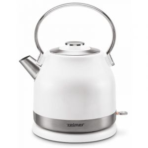 Zelmer Zck7940 Bouilloire 1,5 L 2200 W Acier Inoxydable, Blanc