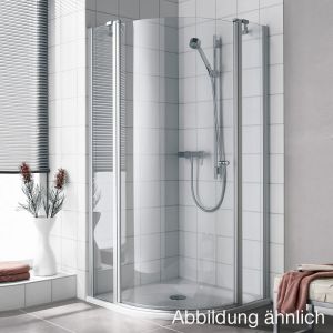 Kermi Ibiza 2000 Porte pivotante, avec élément fixe, I2S1LV22181AK, I2S1L